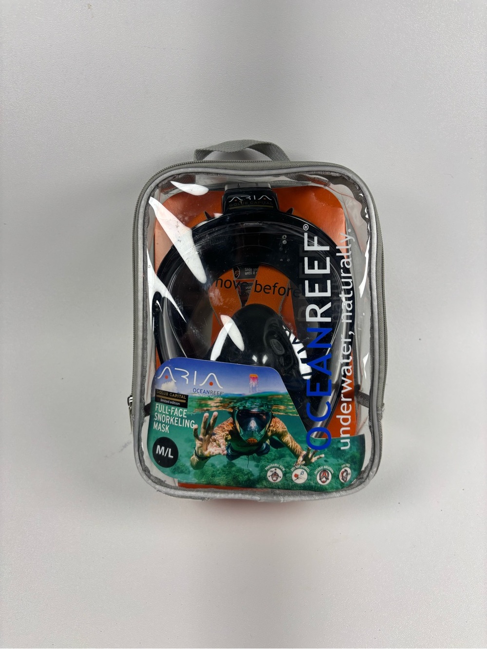 Aria Ocean Reef Full Face Snorkeling Mask M/L
